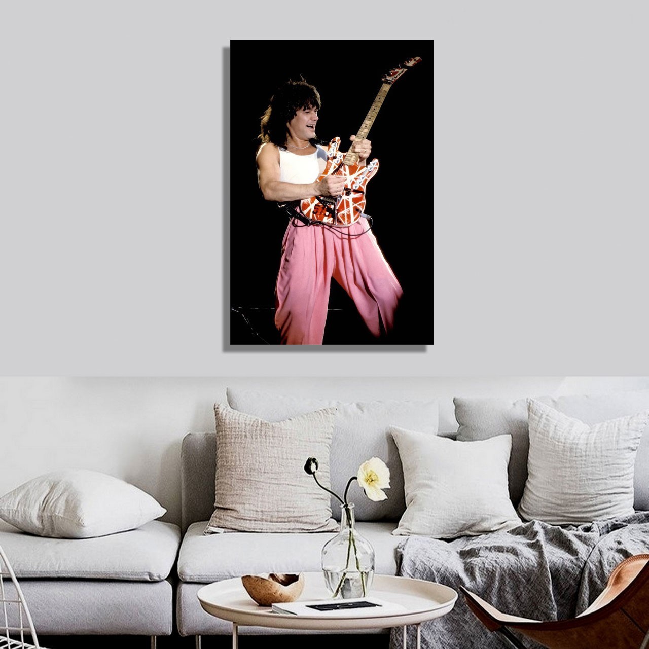 Eddie Van Halen Poster 24x36 Inch Photo Very Rare Print Wall Art Print - EVH014