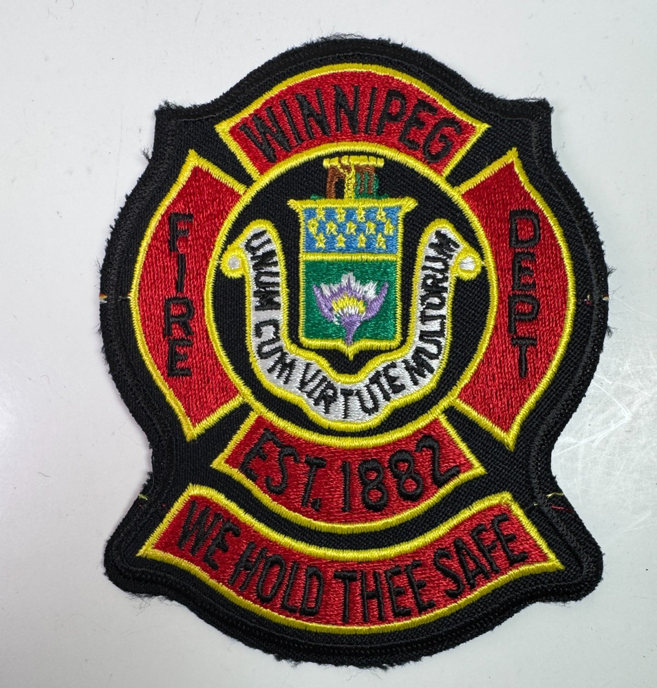 Winnipeg Fire Canada Patch W6B