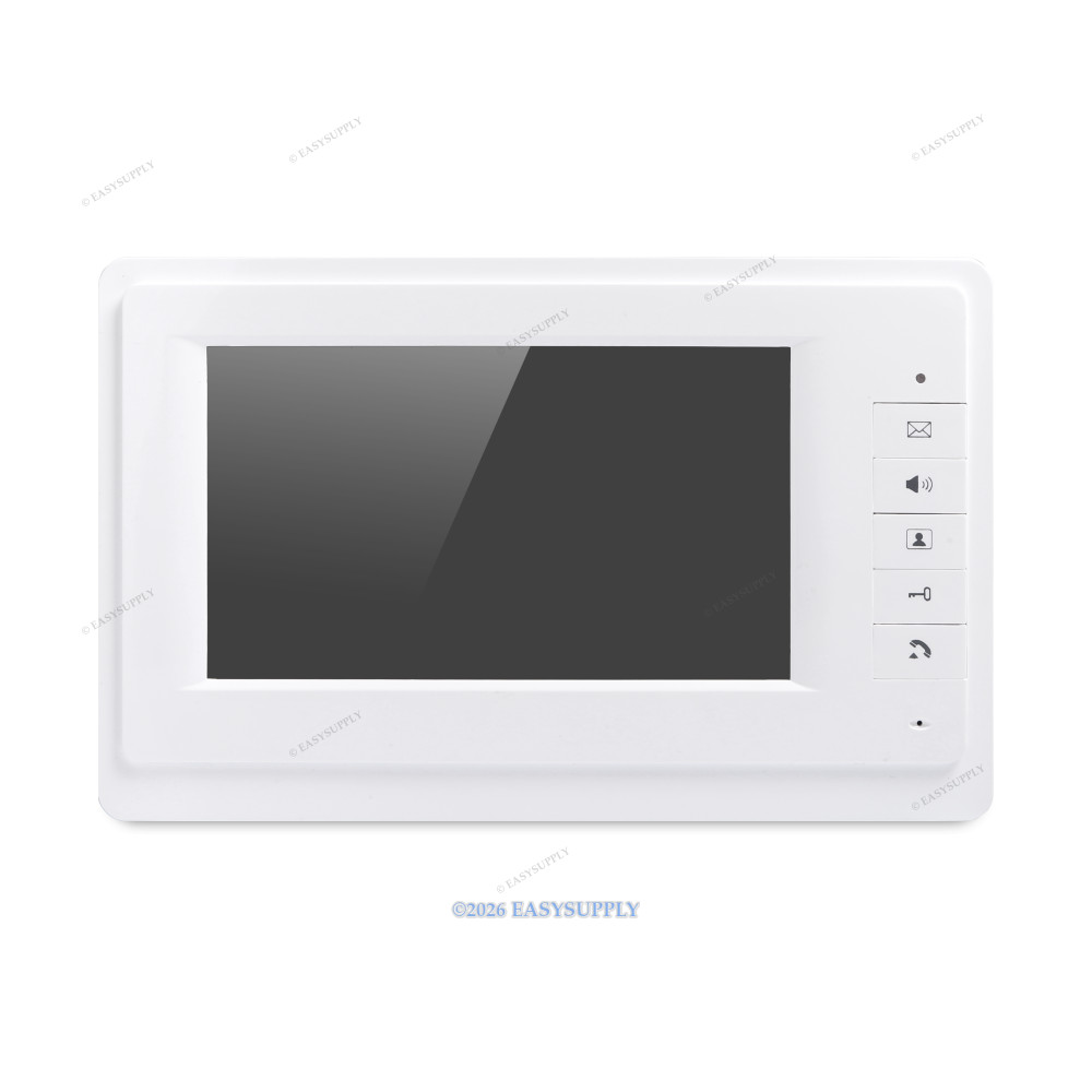 7inch Video Door Entry Security Intercom Electric Lock Supported for House/ Flat