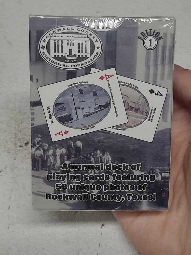 Rockwall County Historical Foundation Playing Cards