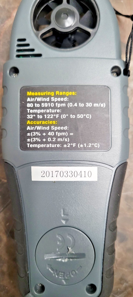 Omega Handheld Anemometer with Wind Chill Function HHF-312
