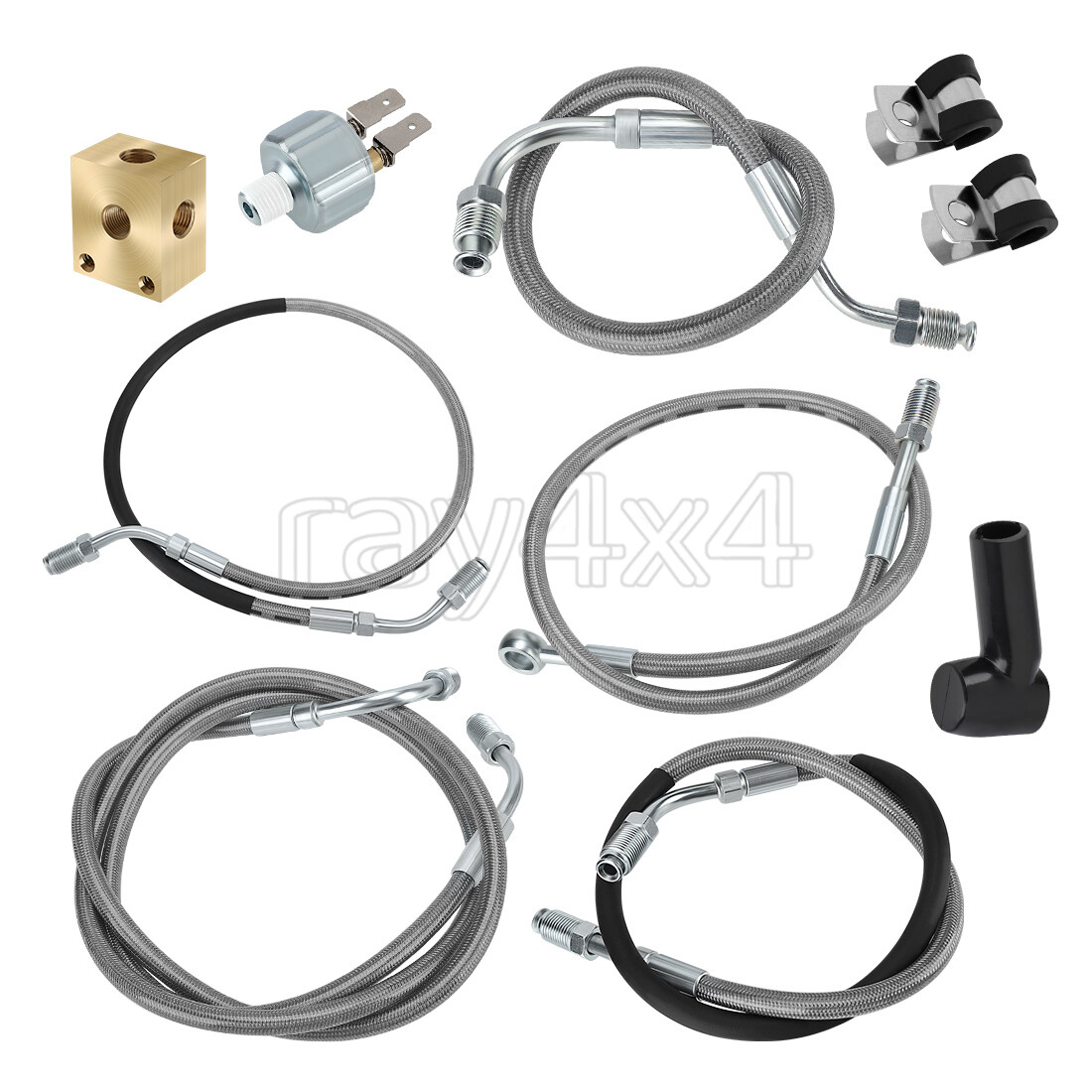 All Brake Hose Lines Kit for Polaris Sportsman 335 Sportsman 500 4X4 6X6 HO DUSE