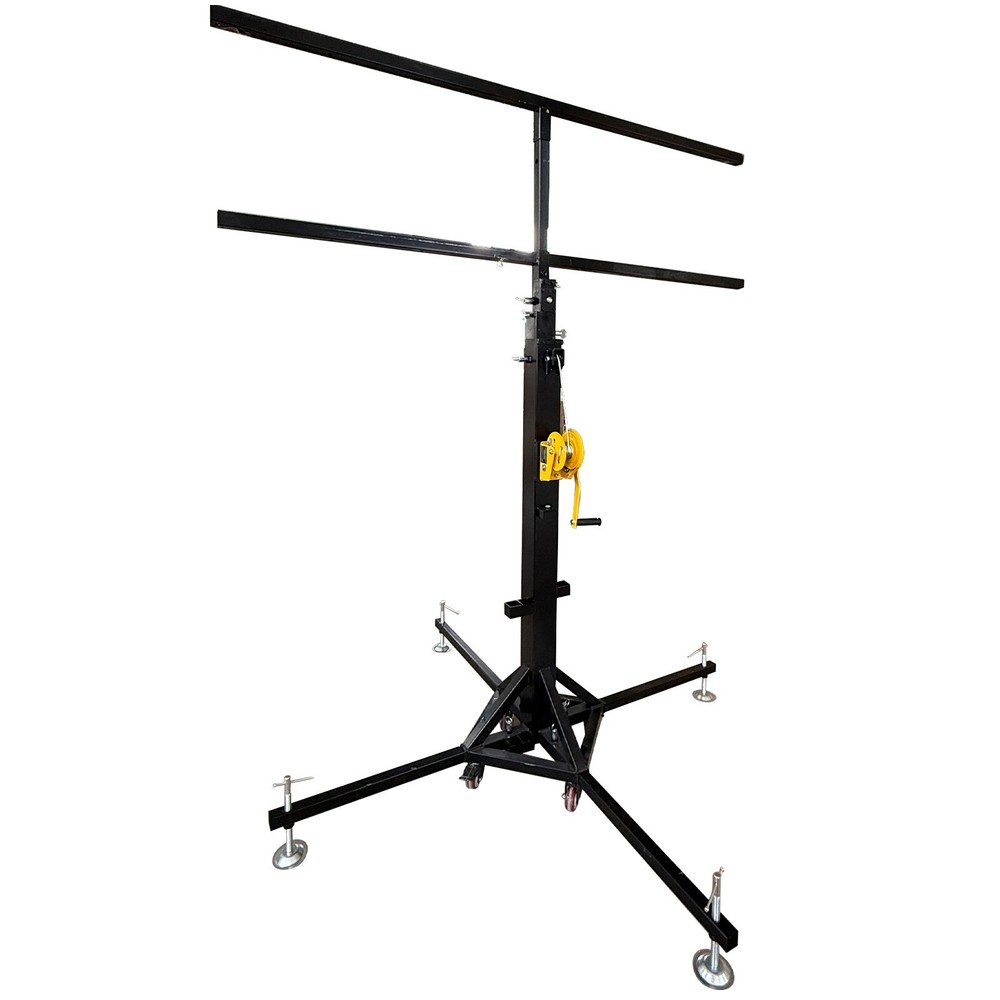 16 Positions Double-Layer 5.9-13Ft Stage Lighting Bracket Stage Light Stand
