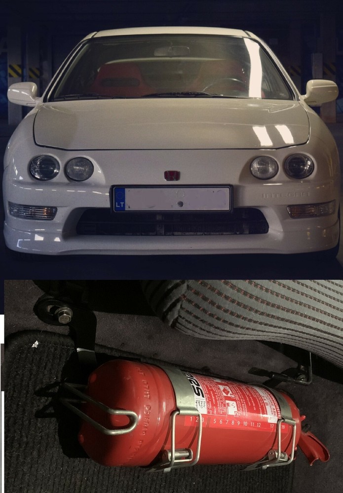 Fire Extinguisher Mount for Honda Integra Type R - Bracket Holder