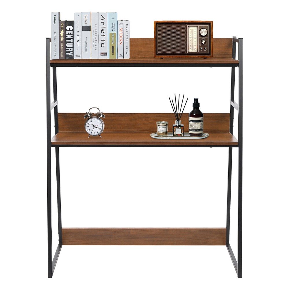 Modern Desktop Bookshelf Multipurpose Bookcase Organizer Desktop Display Rack