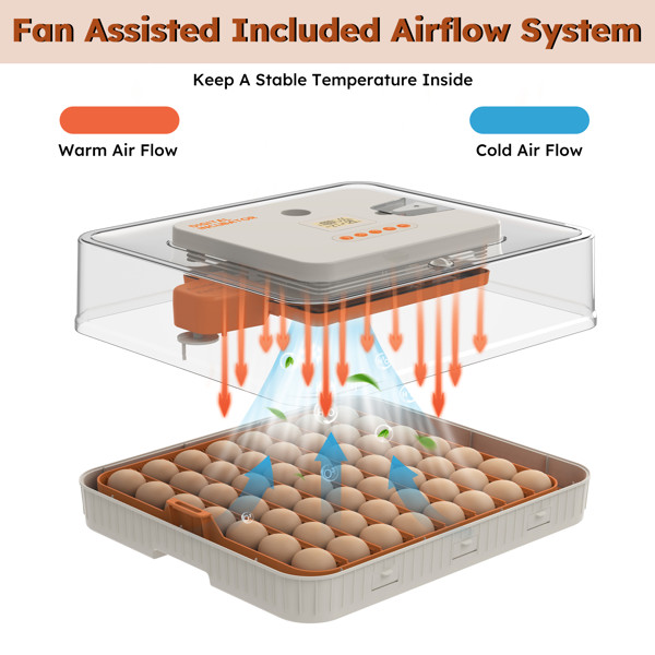 New Incubator Egg Automatic 56 Egg Turning Egg Hatching Temp & Humidity Control