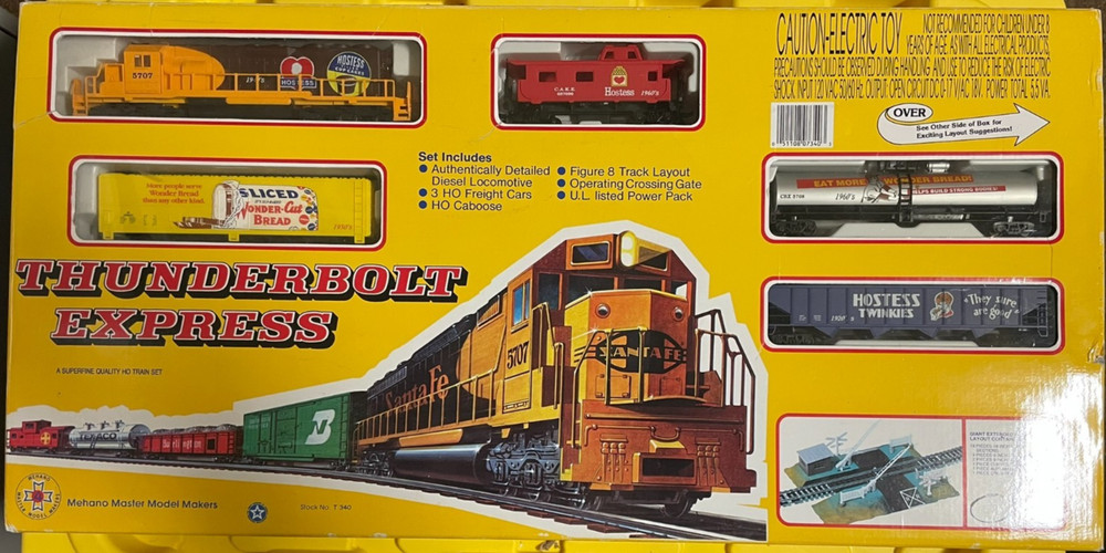MEHANO HO #T340 - Thunderbolt Express Train - Hostess
