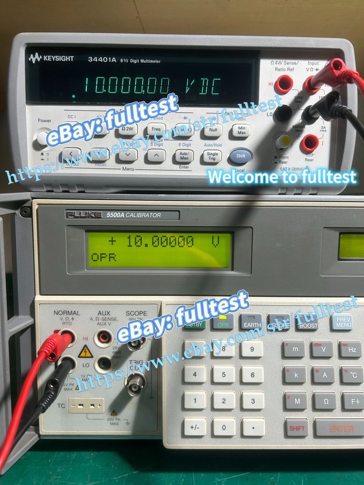 1PCS FLUKE, 5500A Multi functional Multi product Calibration Instrument-fulltest