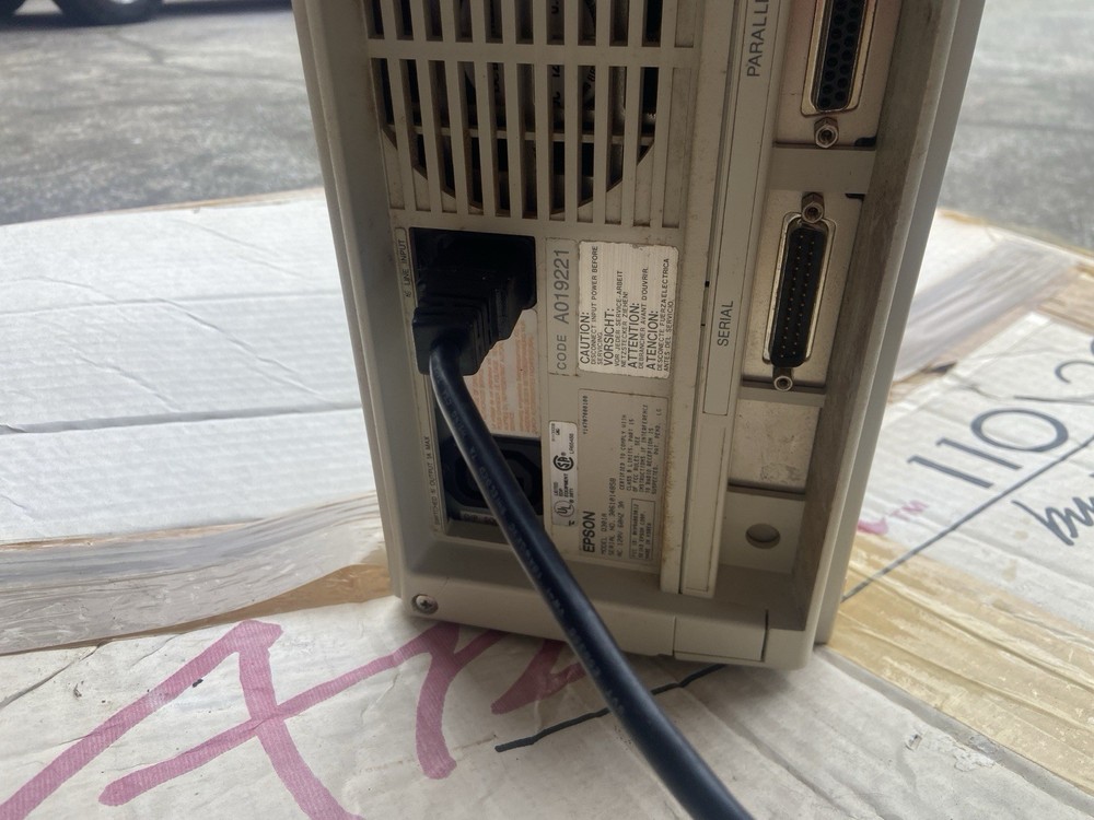 Epson Equity I + Q301A Desktop Computer 640KB Ram - Untested