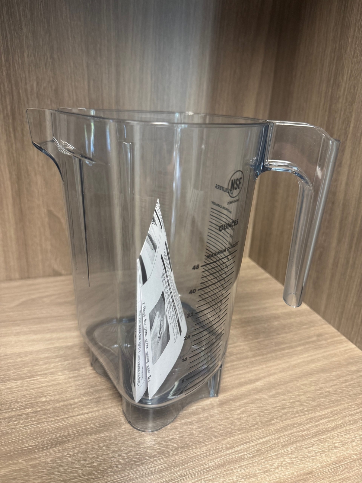 NEW VITA-MIX 01016 48OZ. CLEAR DELUXE TRITAN COPOLYESTER BLENDER JAR