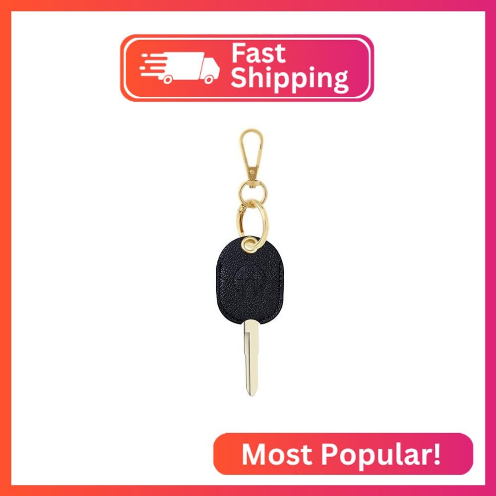 ANHBKAR Leather Keys Sleeve for Broken Car Key Loop Replacement - Cute Keychain