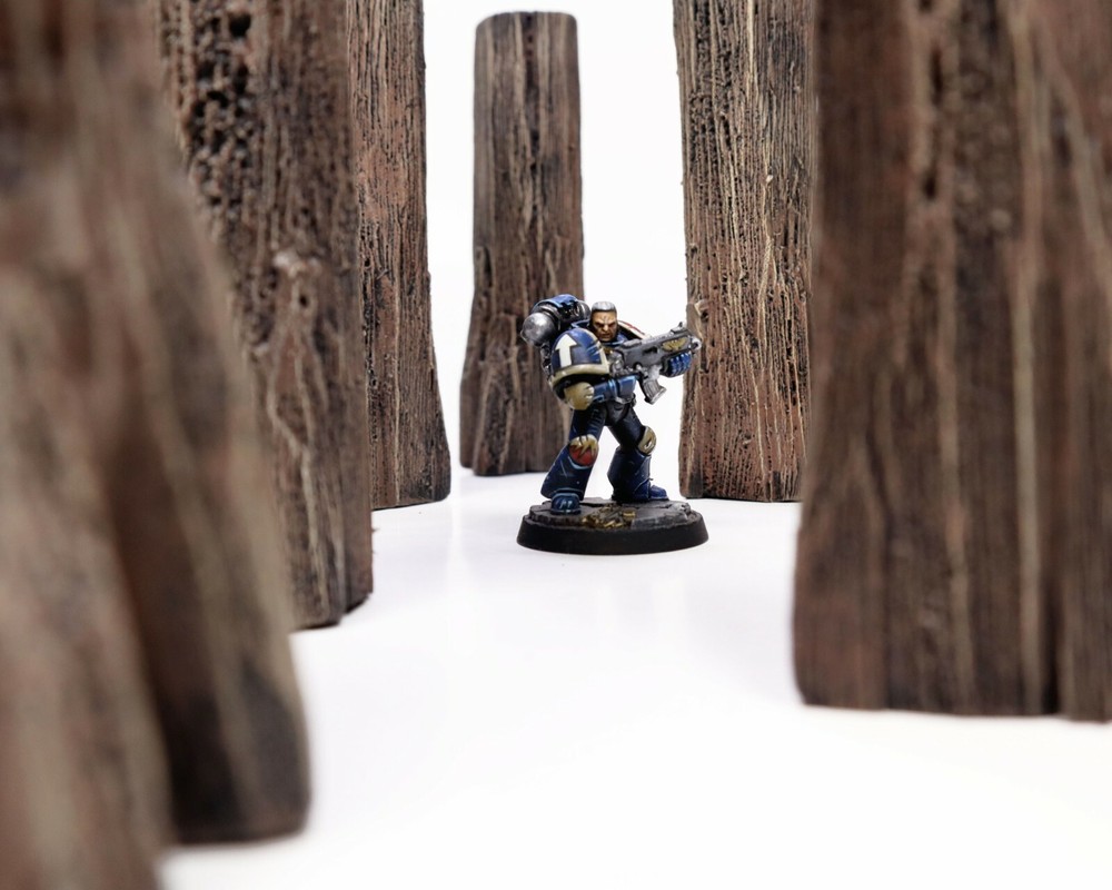 Modular Terrain Tree Trunks (Handmade for Dungeons & Dragons, Pathfinder RPG)