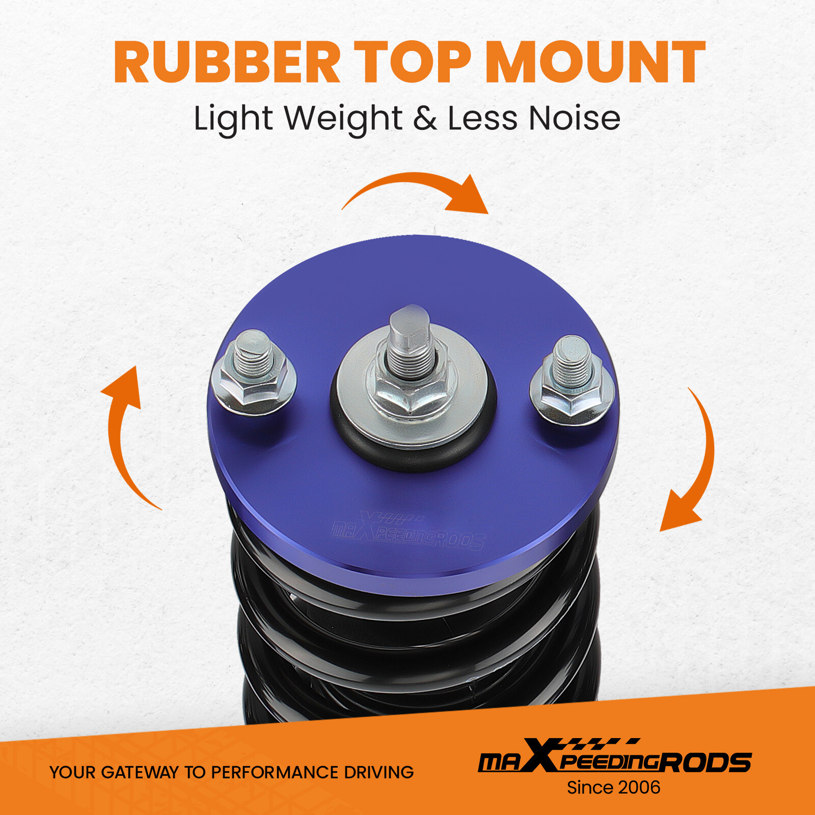 MAXPEEDINGRODS STREET ADJUSTABLE COILOVERS FOR HONDA CIVIC 92-00 INTEGRA 94-01