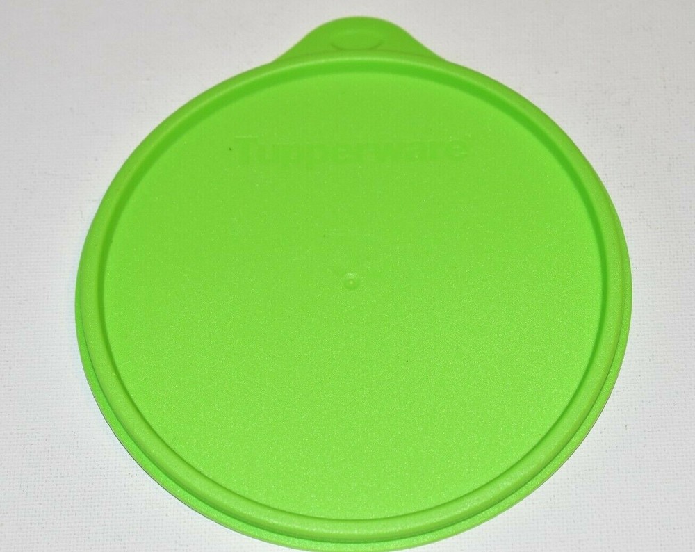 Tupperware Round Lid Bright Green #5404