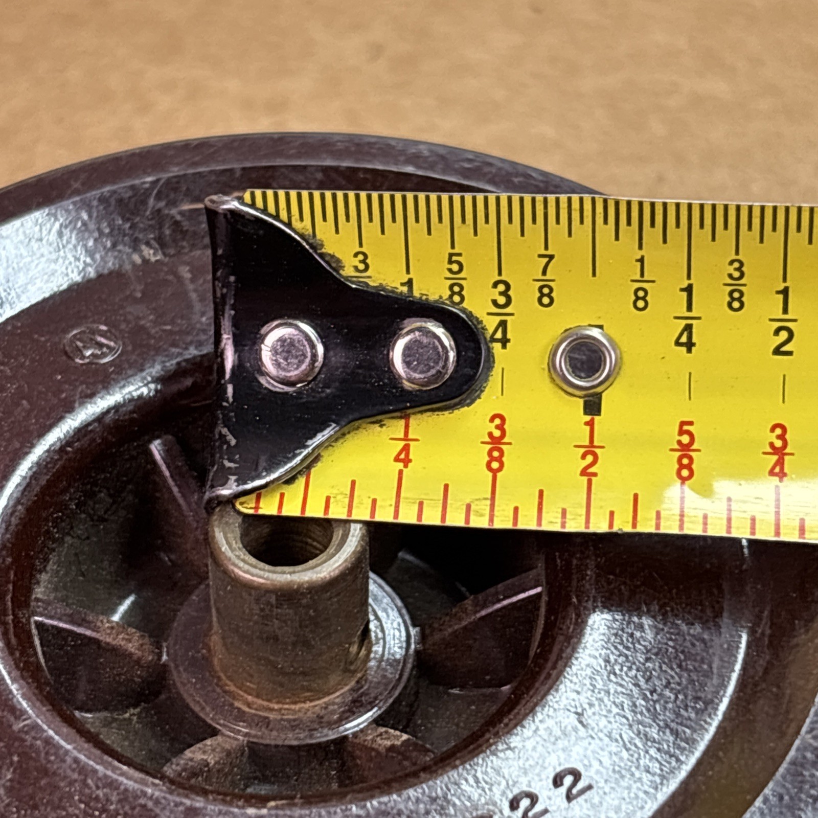 VTG Atwater Kent 1920's Brown 3 1/4" 0-100 Indicator Knob NO Set Screw (QTY)