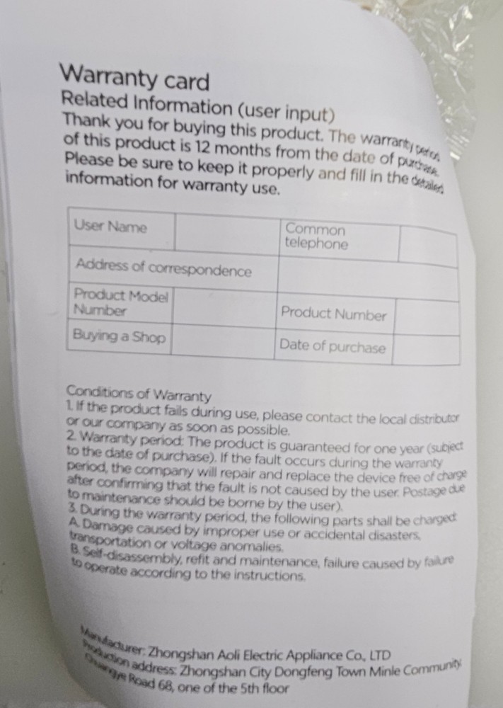 Soy Milk Maker & Multi-Function Wall Breaking Machine JY801 Easy Clean No Box