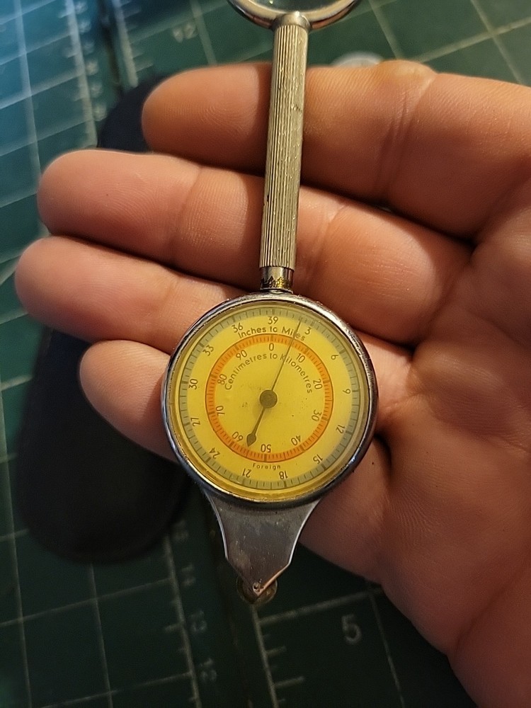 Vintage Map Measurer Kit