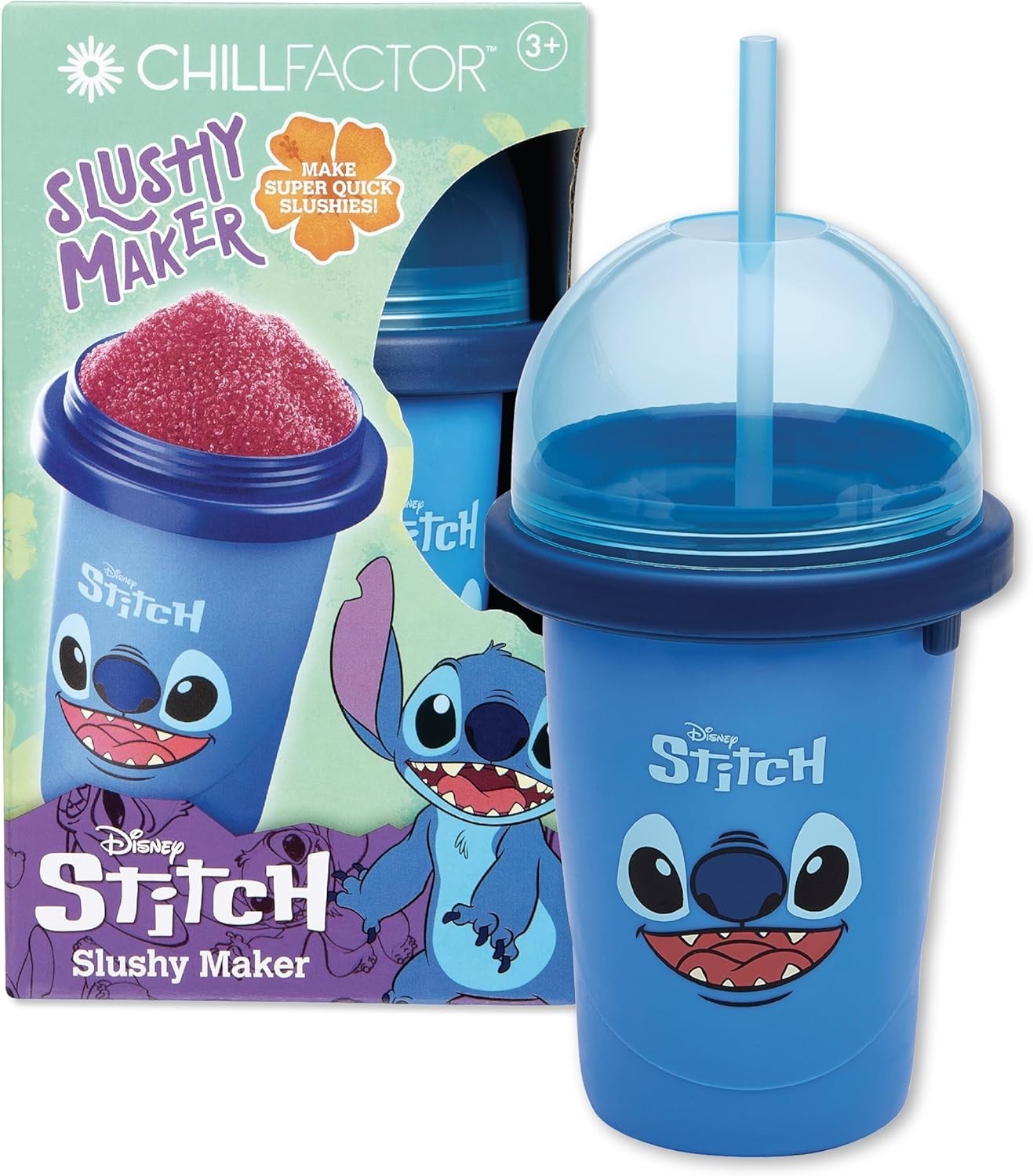 Disney Stitch Slushy Maker Cup - Chill Factor Original Slushie Ma
