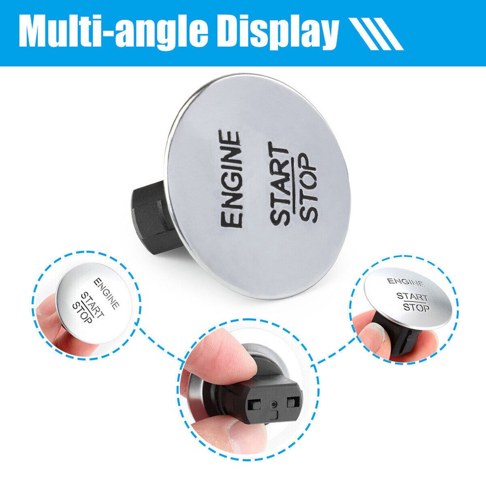 For Mercedes-Benz Push To Start Button Keyless Go Engine Start Stop Push Button