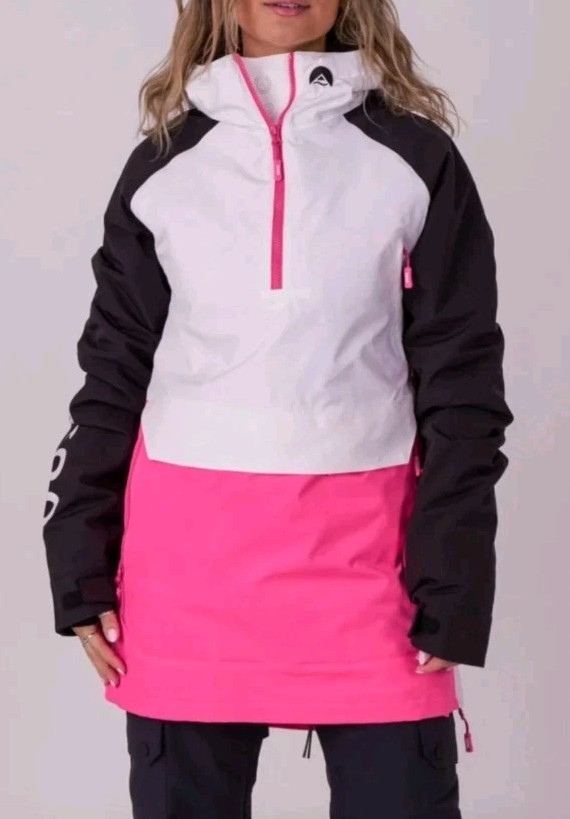 Oosc SP Overhead Ski Parka Pink Size Large