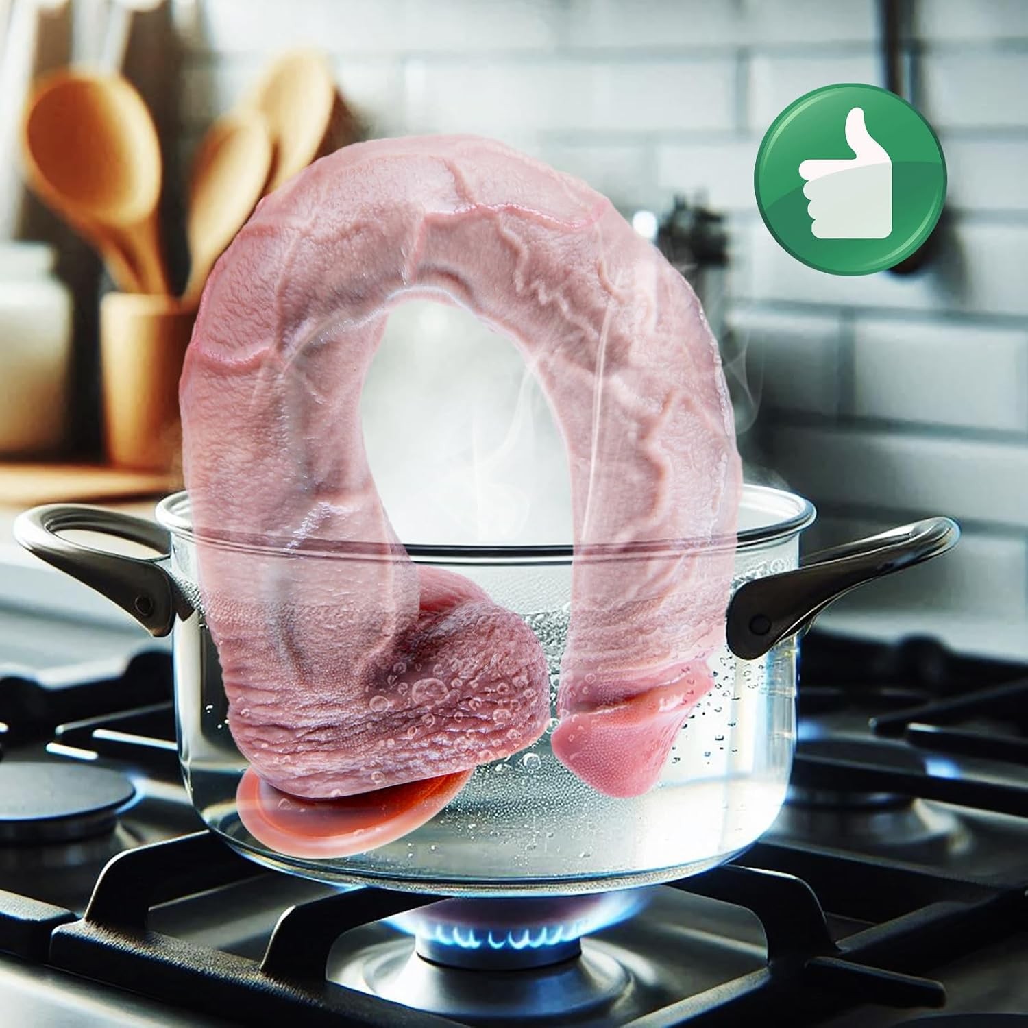 16.5 inch Giant Extra Long Dildo, Realistic Silicone Thick Dildo with Strong Suc