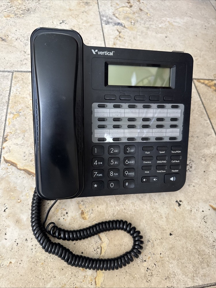 Vertical VU-9224-00 24 Button Non-backlit Half-duplex Telephone