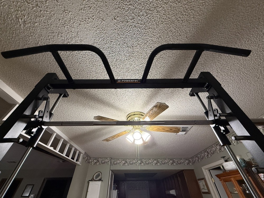 Powertec Linear Bearing Smith Machine System with a True 45 LB Olympic Bar