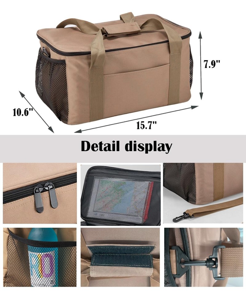 22L Versatile Tactical Camping Storage Bag ,Camping Cookware Organizer & Tool...