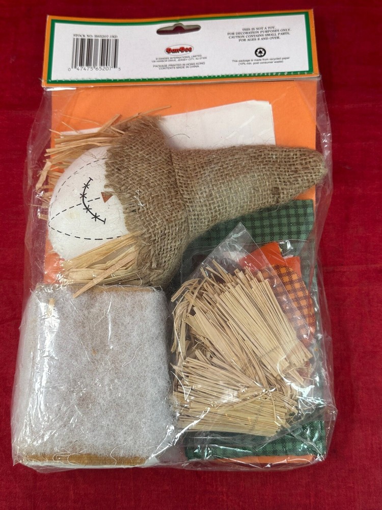 NEW Scarecrow Doll DIY Craft Kit Home Decor Fall
