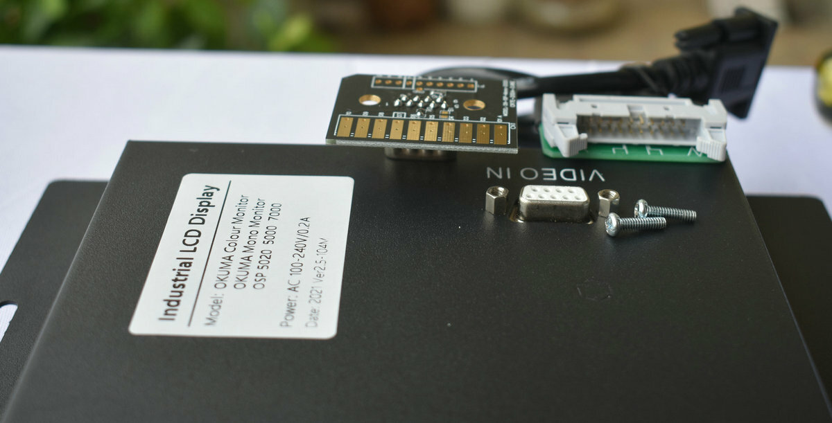 DIRECT REPLACEMENT LCD MONITOT FOR OKUMA OSP5000 OSP5020L PLUG AND PLAY