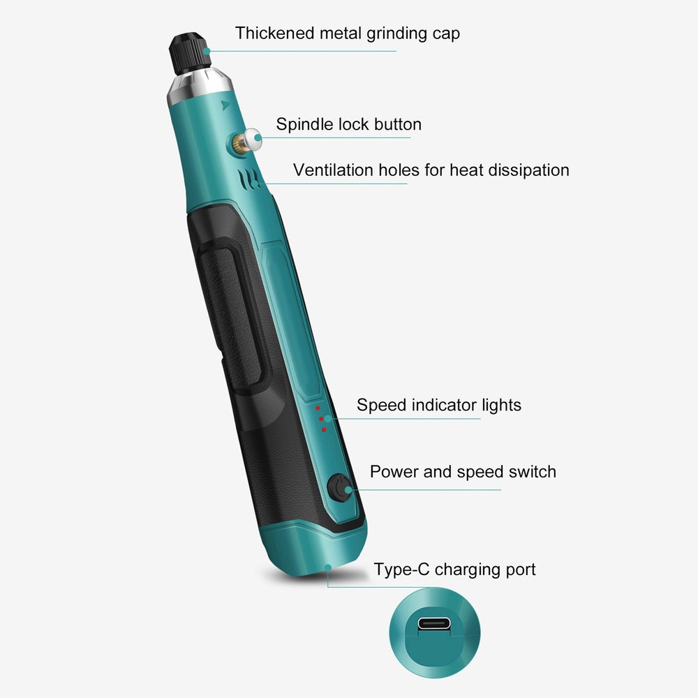 2-Mini Electric Grinder For Crafting Tasks