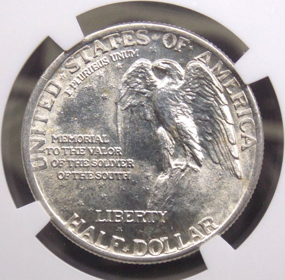 1925 Commemorative *STONE MOUNTAIN* Half Dollar 50c NGC MS65 #004 Gem ECC&C, Inc