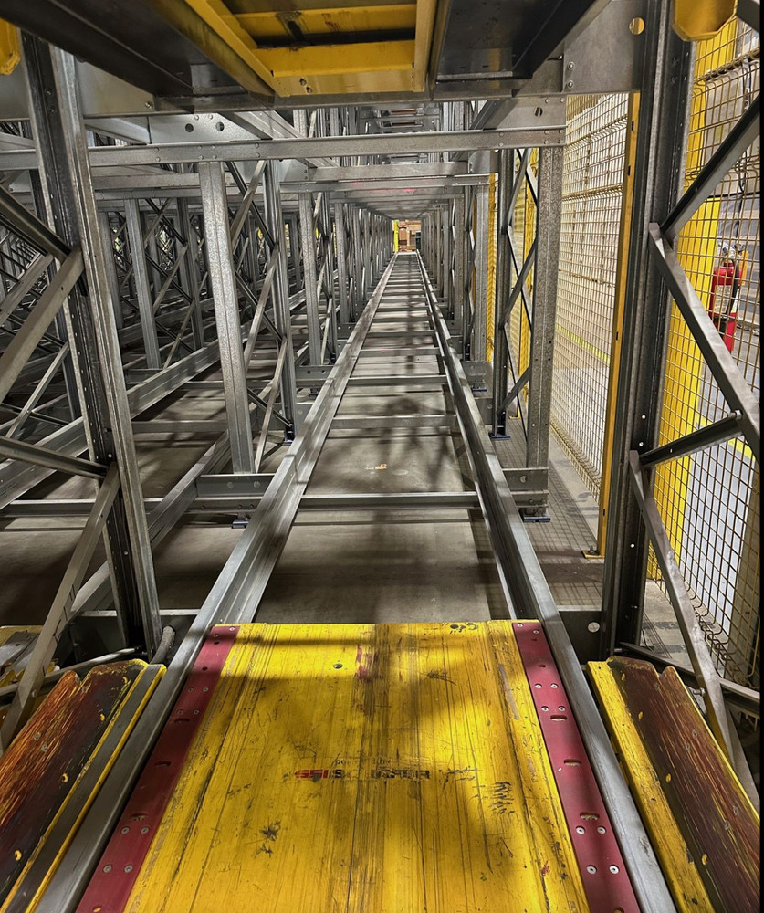 SSI SCHAEFER AUTOMATIC PALLET RACKING SYSTEM