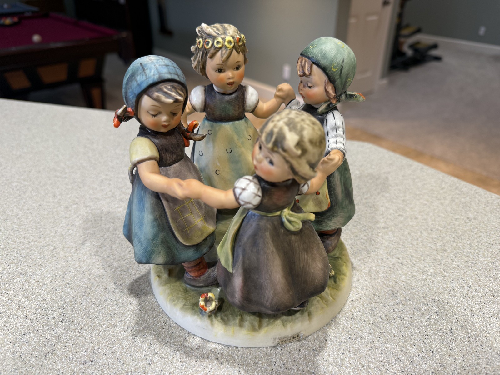 Quantity 2 1957 " RING AROUND THE ROSIE " #348 HUMMEL FIGURE W. GERMANY GOEBEL