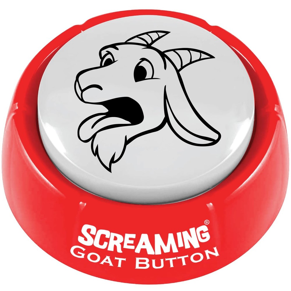 Screaming Goat Button | The Original Scream | Desk Medium