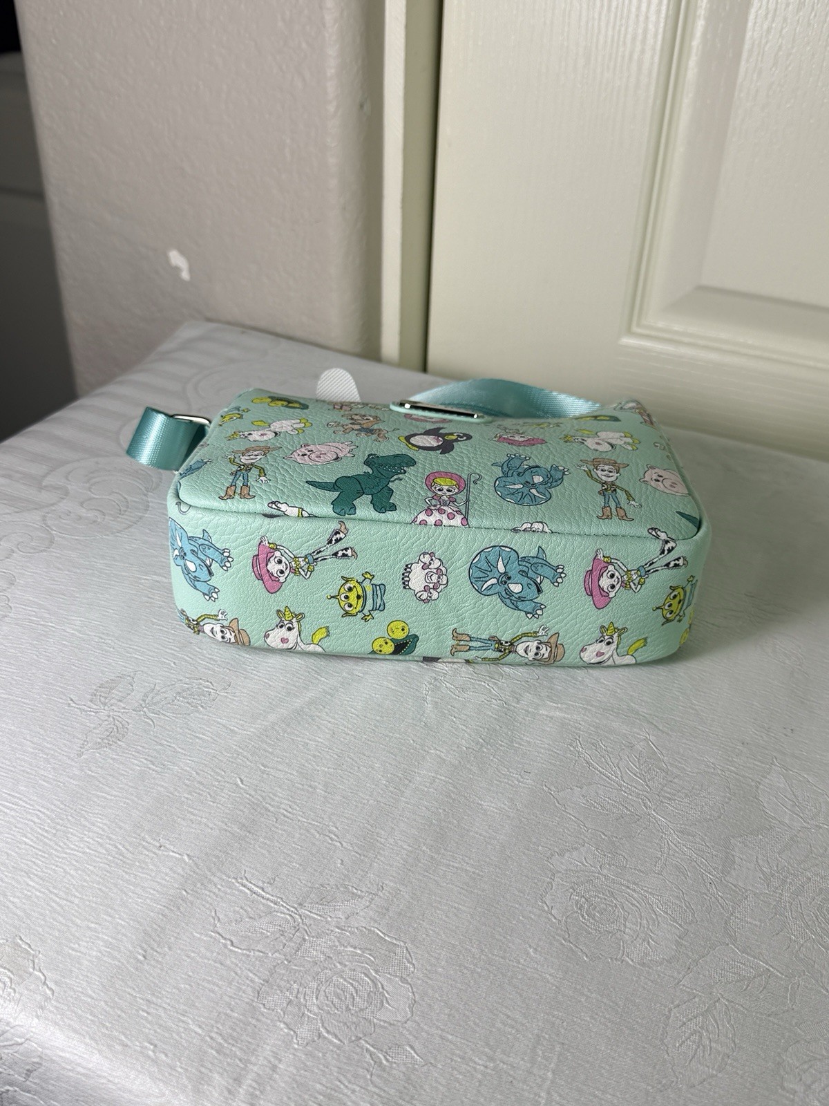 Disney Pixar Toy Story Characters Crossbody Bag Mint Green NWT