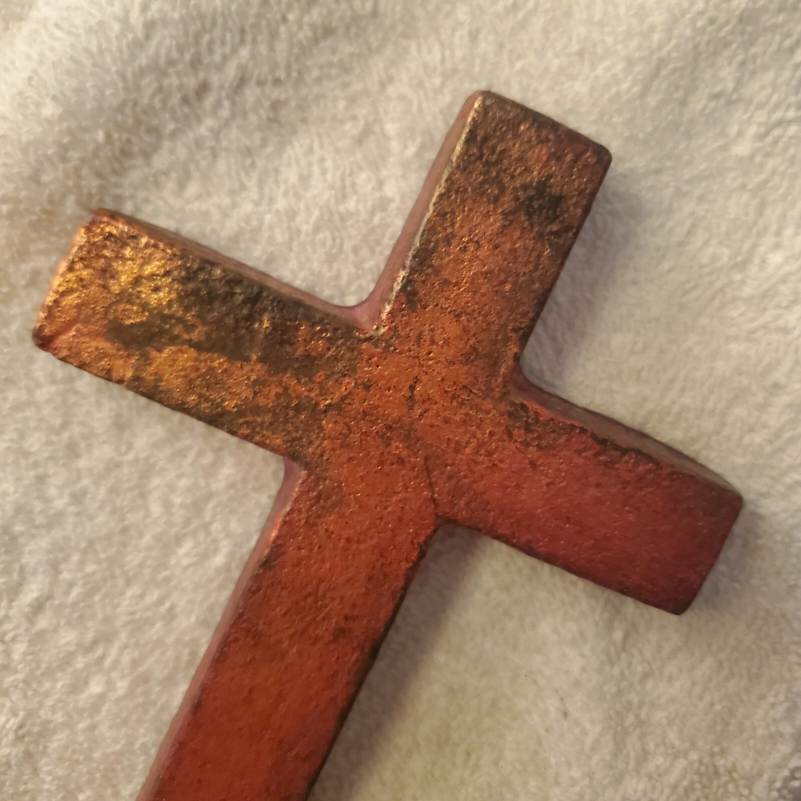 3 Vintage Copper Ingot Smelter Cross's 1940s-50s