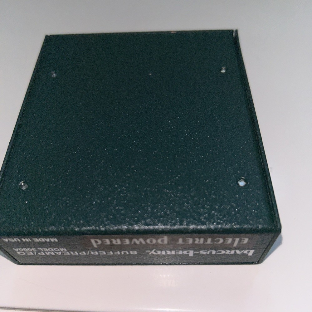 Barcus-Berry Model 3000A Preamp/Eq Buffer Made in USA, Green
