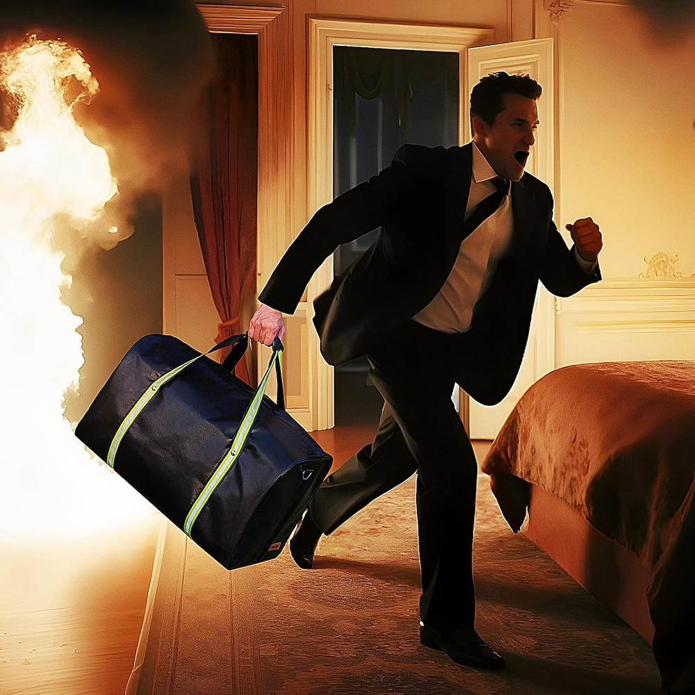 Large Fireproof Document Bags, Fireproof Document Box for Home Storage, Waterpro