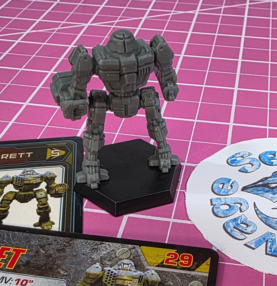 BattleTech Trebuchet Mech -- Inner Sphere Fire Lance + Cards