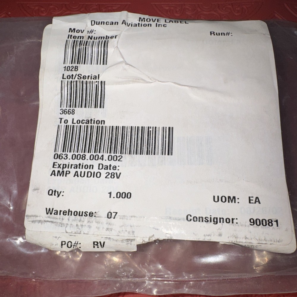 NEW Bendix Model 102B Audio Amplifier, Tested (AP13)