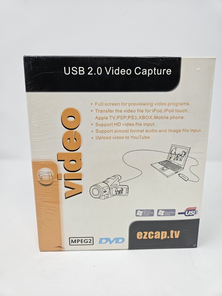 EZCap Video USB 2.0 Video Capture For PC And MAC #MPEG2 DVD