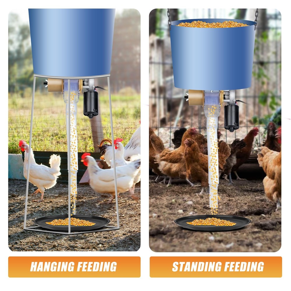Timed Automatic Chicken Feeder 16 Groups of Timer & Quantitative Poultry Feed...