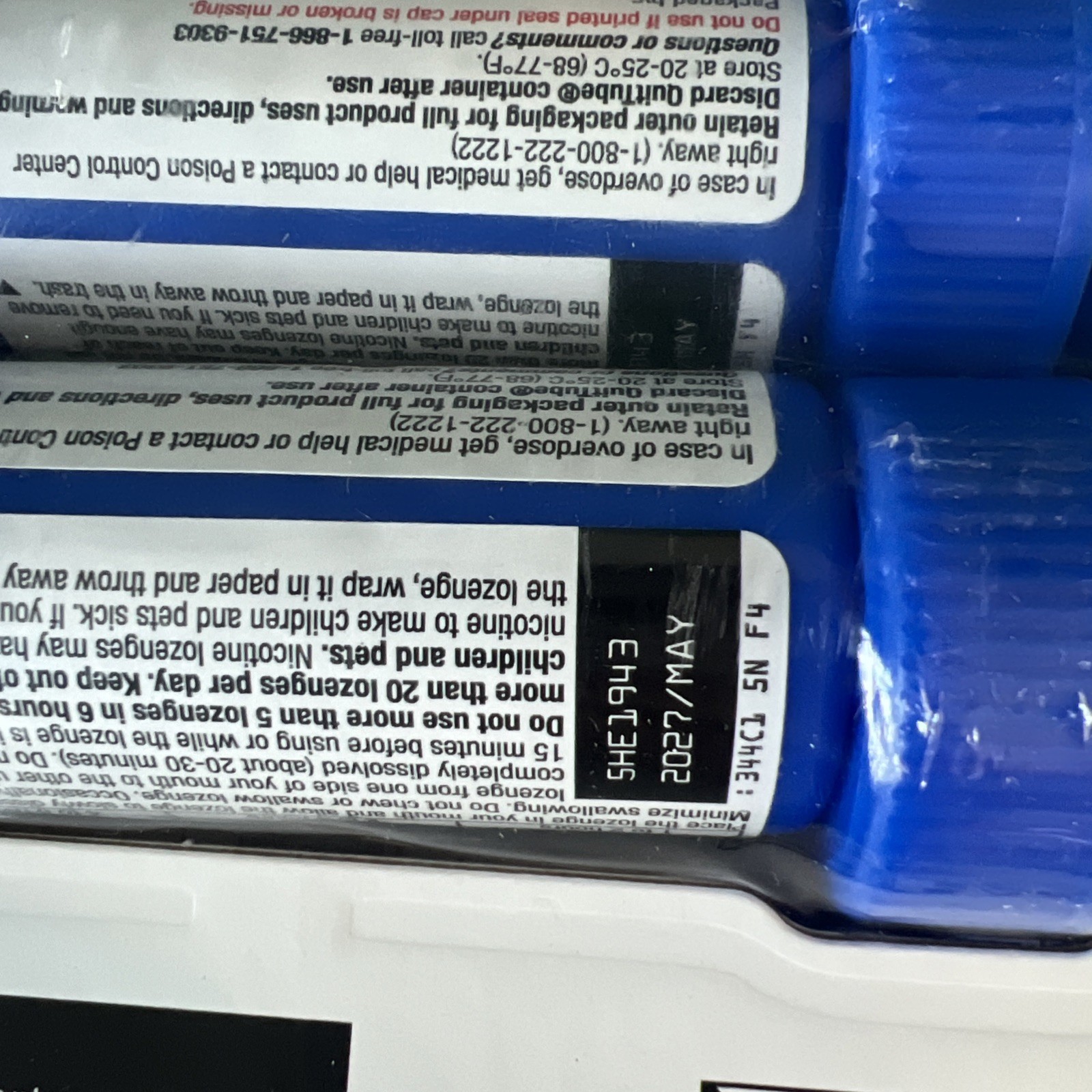 Kirkland Quit 2mg Lozenge Nicotine Polacrilex 270 Pieces MINT Exp 5/27 Worn Box