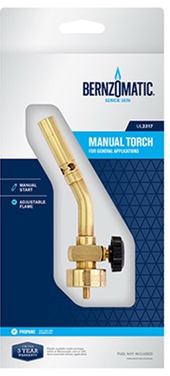 BernzOmatic UL2317 Manual Light Propane Torch
