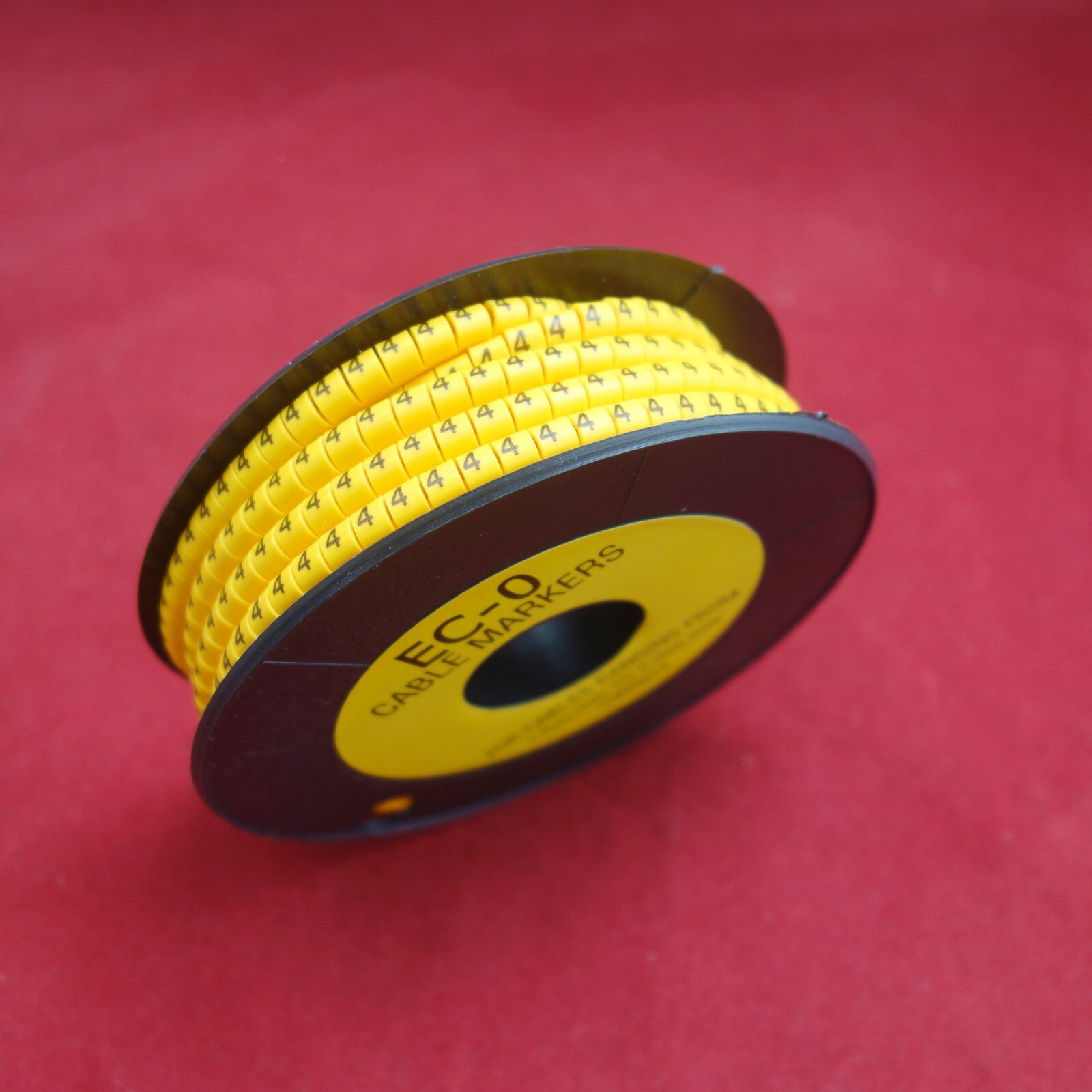 1Roll EC-0 Cable Markers 1000pcs For 0.75-3mm2 wire Number 0-9 soft PVC