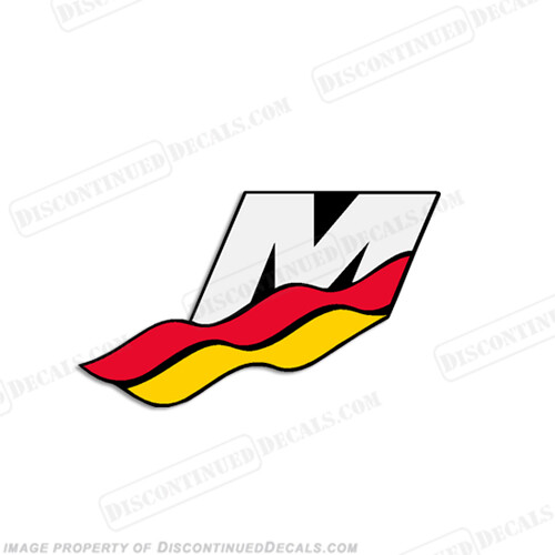 Fits Mercury "M" Racing Logo Decal (Rear)