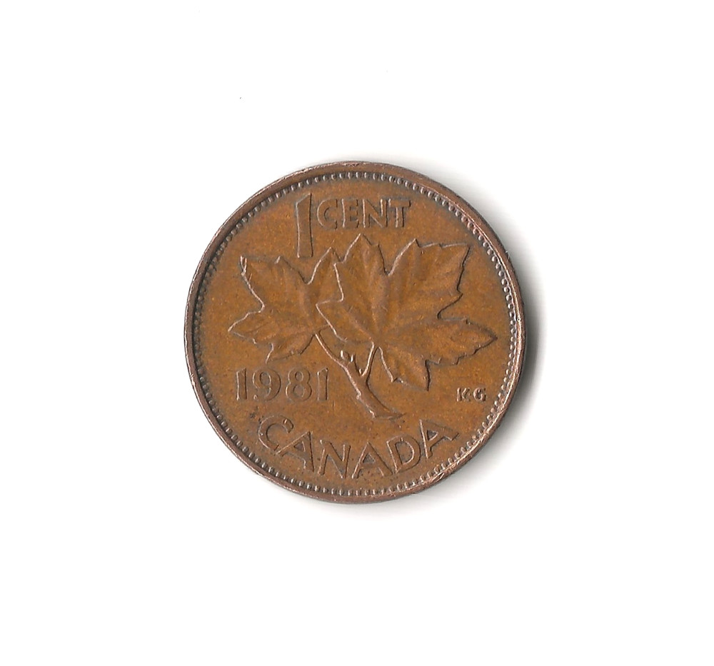 1981 Canada - 1 Cent - 854 - Bronze - 2.8g