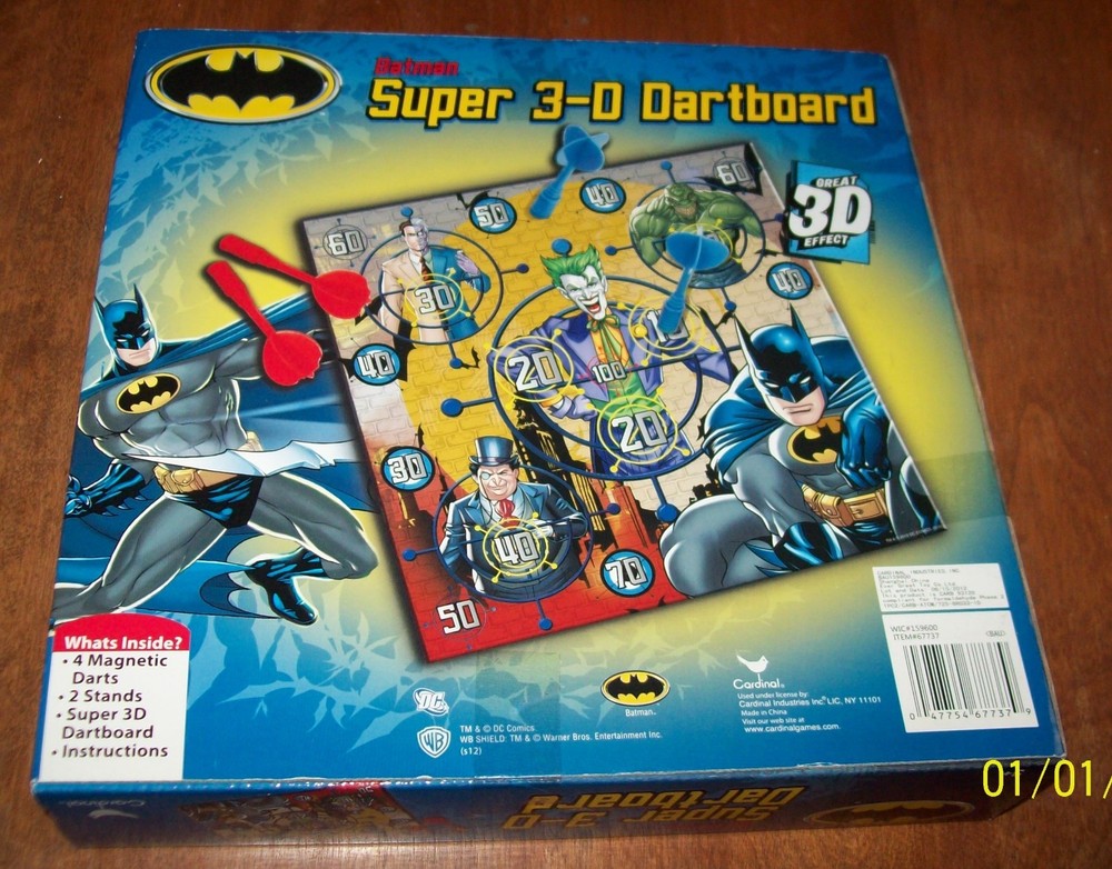 New Batman Super 3-D Dartboard