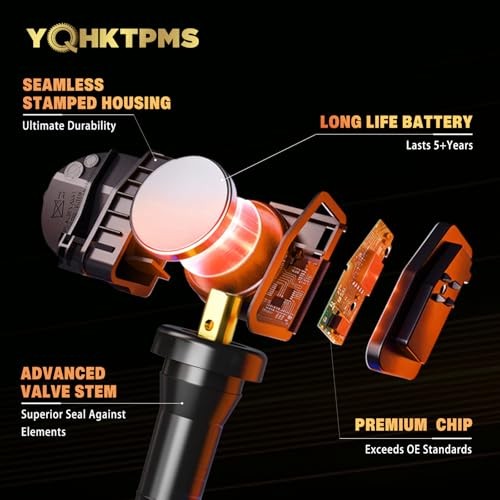 TPMS GM Pre-Programmed 433MHz Tire Pressure Sensor Compatible with GMC